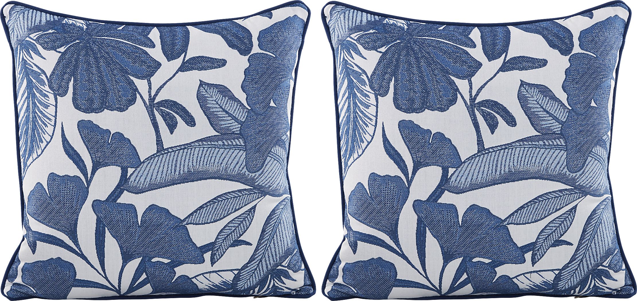 Lavish Palm Marine Indoor/Outdoor Accent Pillow, Set of Two Rooms To Go