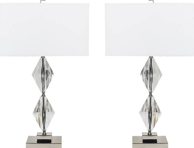 Mahler Place Gray 2 Pc Table Lamp Set - Thumbnail - Image 1