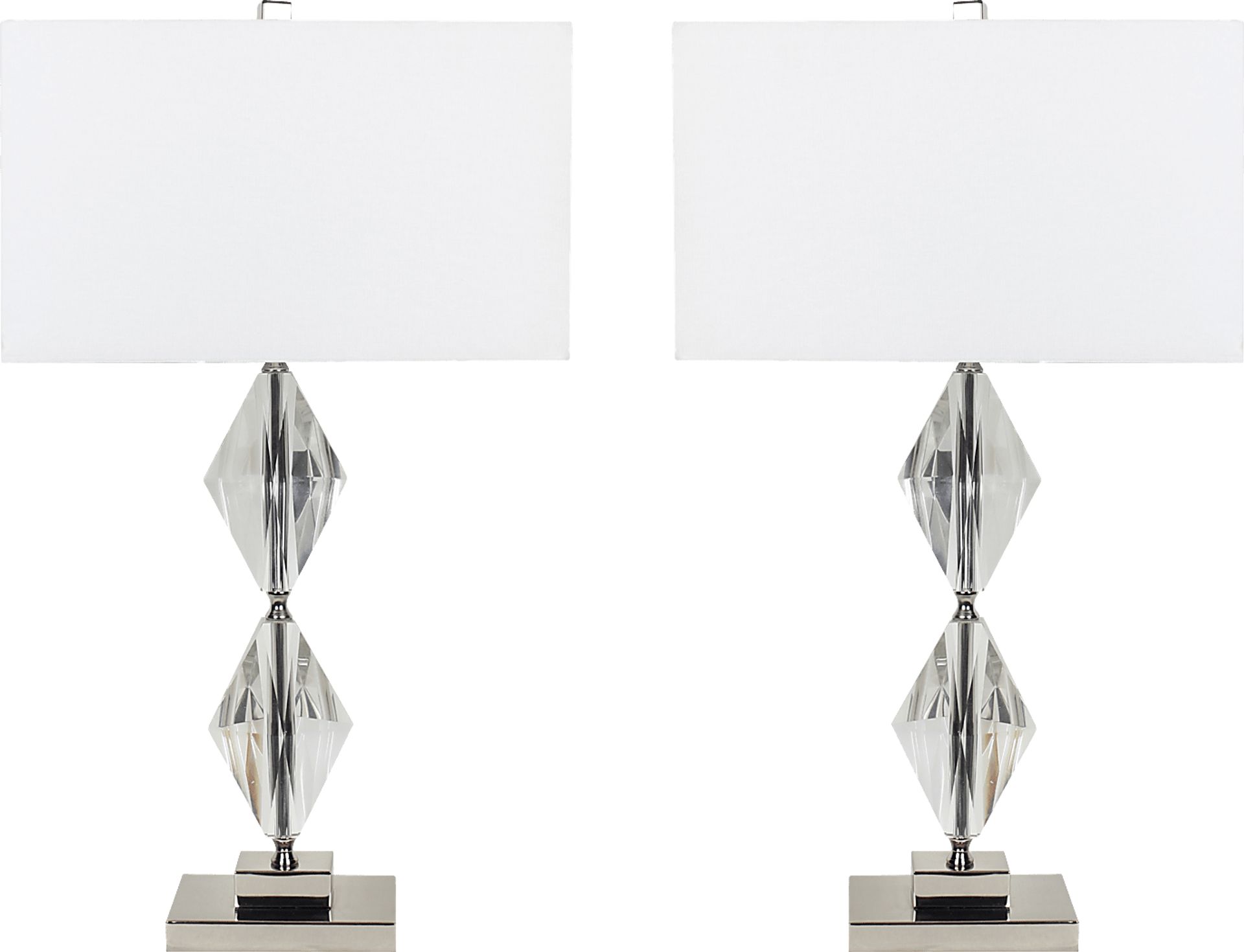 Mahler Place Gray 2 Pc Table Lamp Set - Image 1