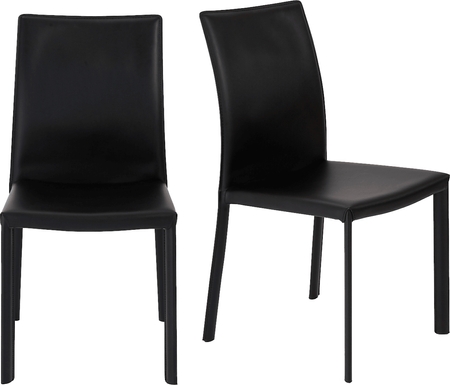Mahlum Black Dining Chair, Set of 2