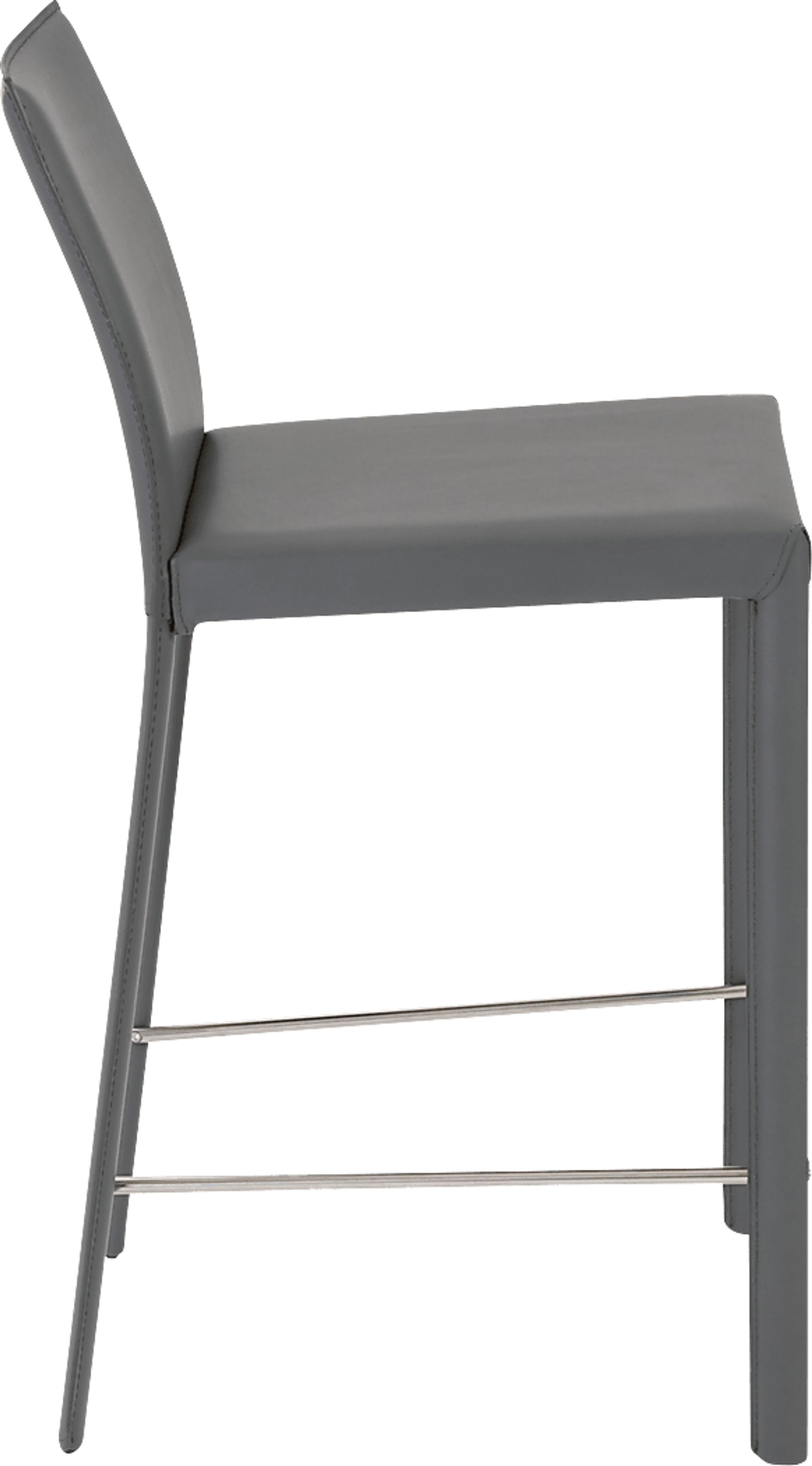 Mahlum Gray Counter Stool, Set of 2 - Image 3