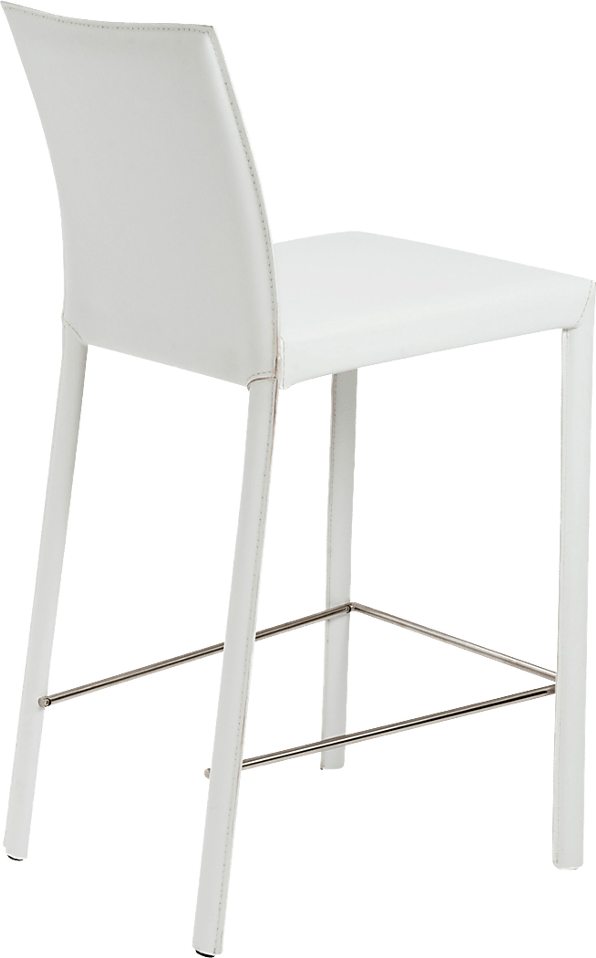 Mahlum White Counter Stool, Set of 2 - Image 2