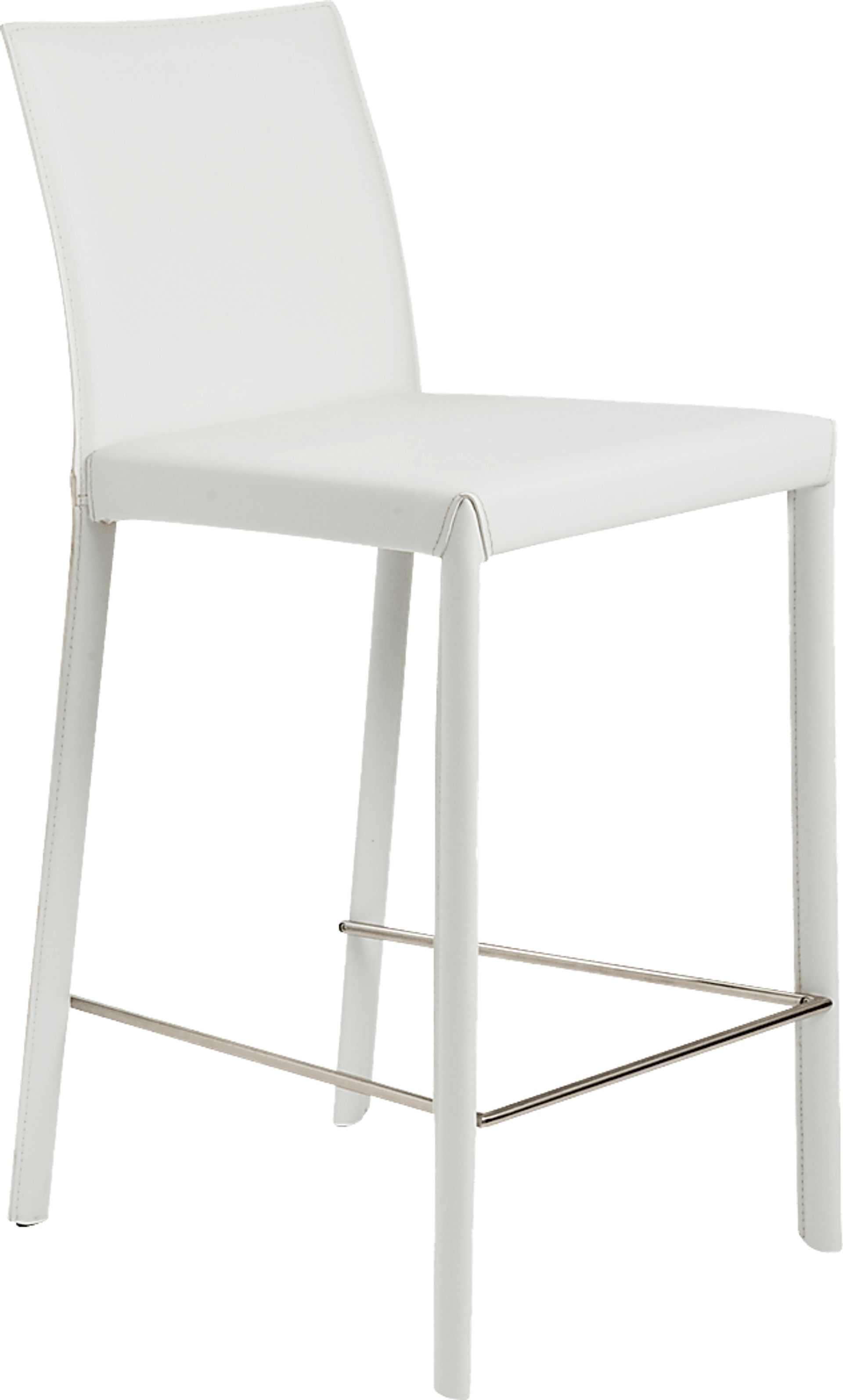 Mahlum White Counter Stool, Set of 2 - Image 3