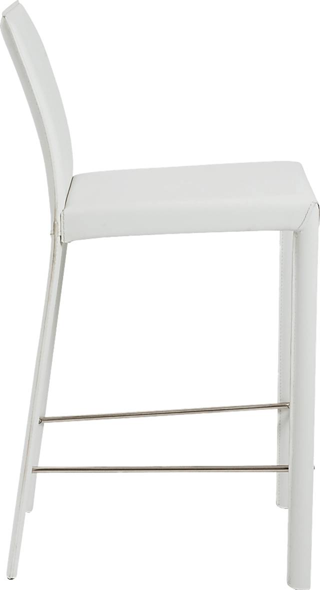 Mahlum White Counter Stool, Set of 2 - Thumbnail - Image 4