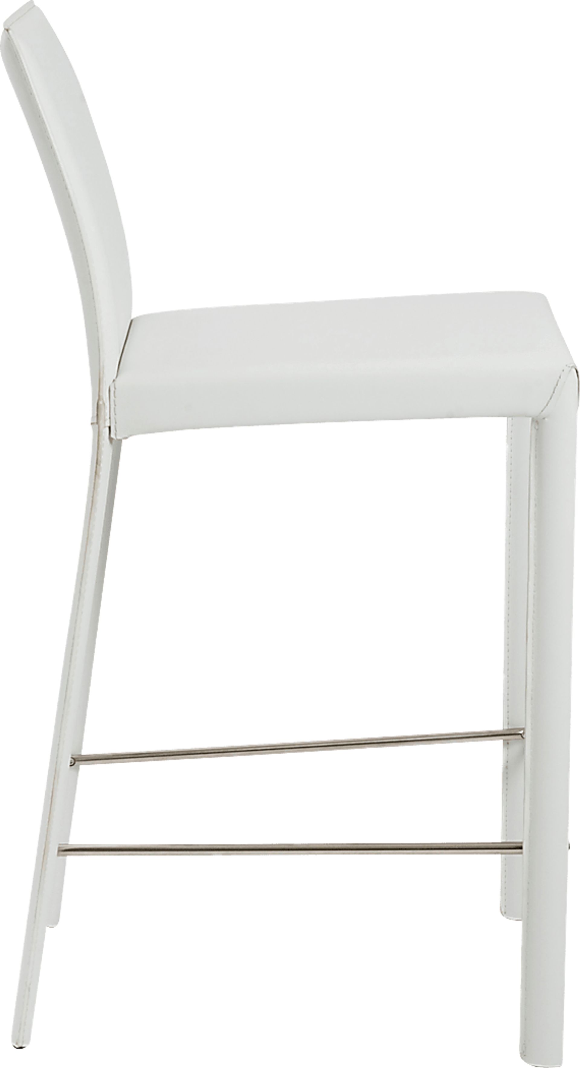 Mahlum White Counter Stool, Set of 2 - Image 4
