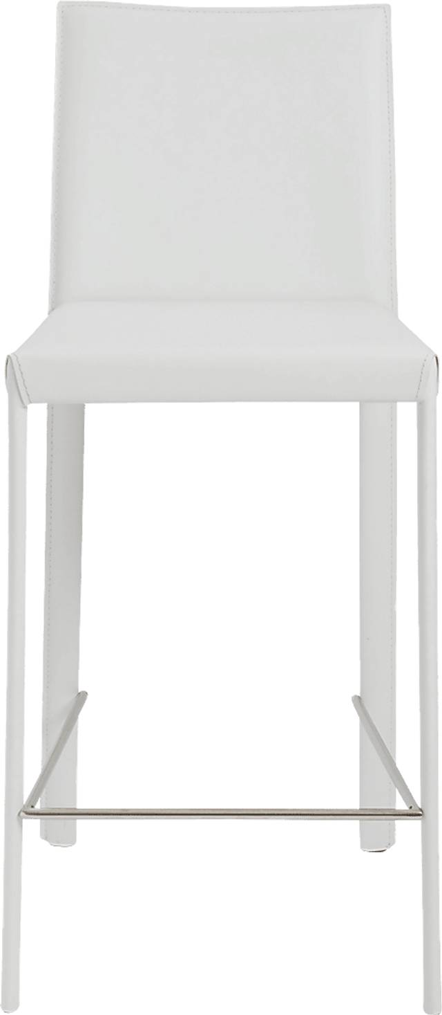 Mahlum White Counter Stool, Set of 2 - Thumbnail - Image 5