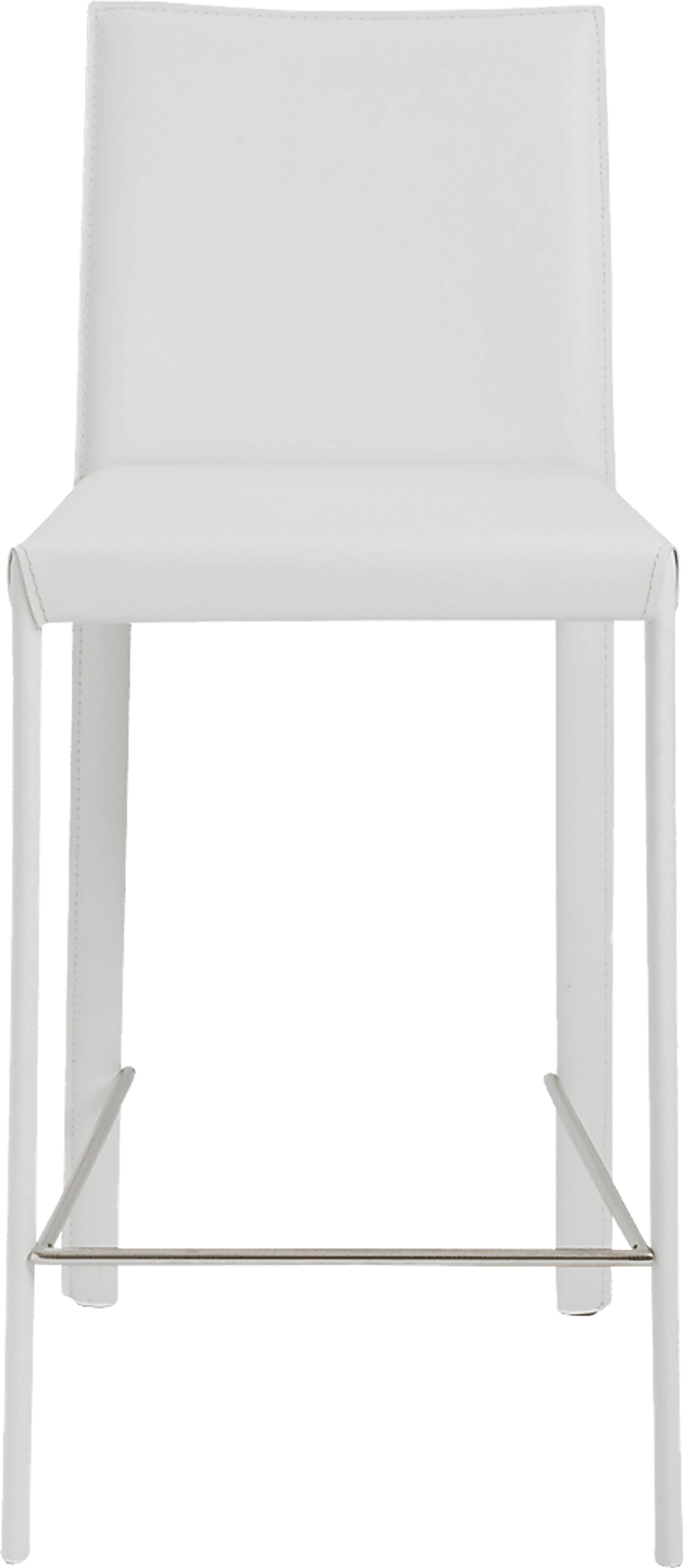 Mahlum White Counter Stool, Set of 2 - Image 5