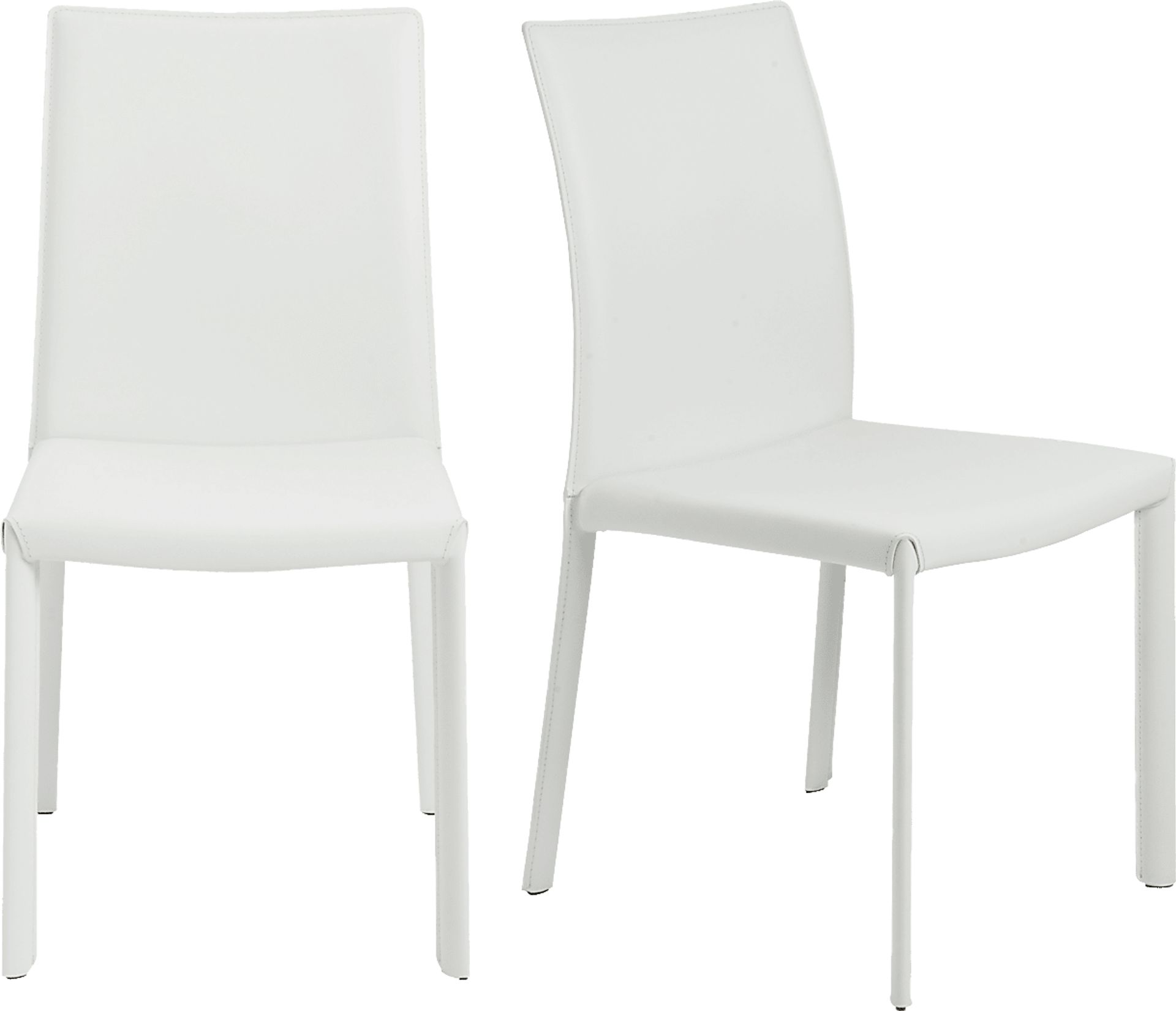 Mahlum White Dining Chair, Set of 2 - Image 1
