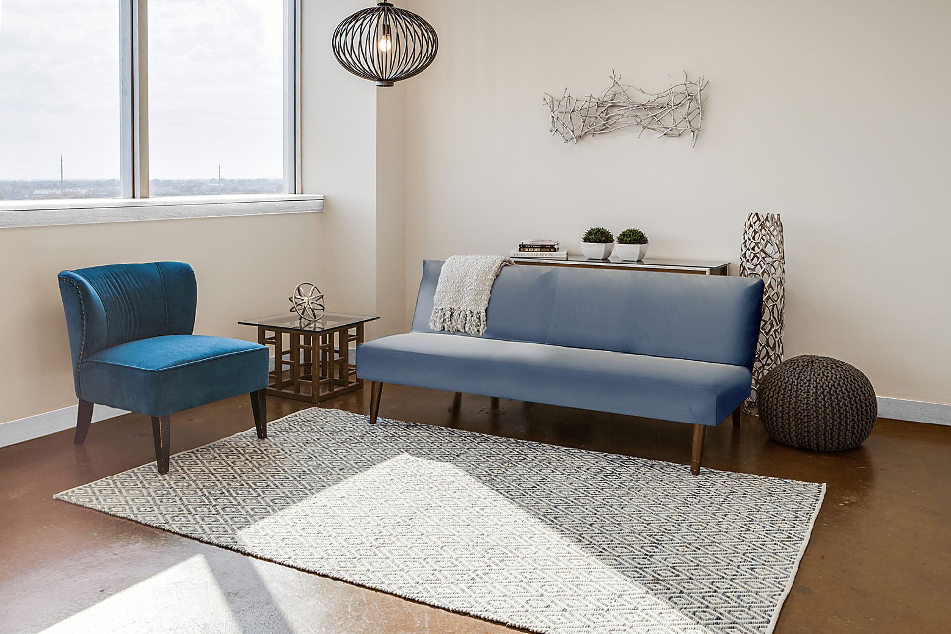 Mai Blue 5' x 8' Rug - Image 2