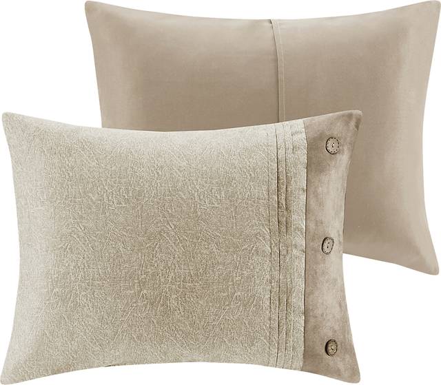 Maiar Tan 7 Pc California King Comforter Set - Thumbnail - Image 4