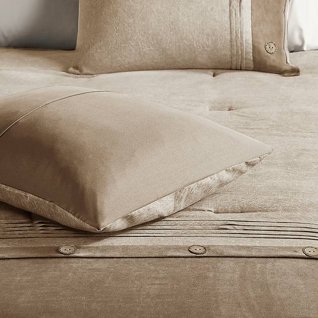 Maiar Tan 7 Pc California King Comforter Set - Thumbnail - Image 7