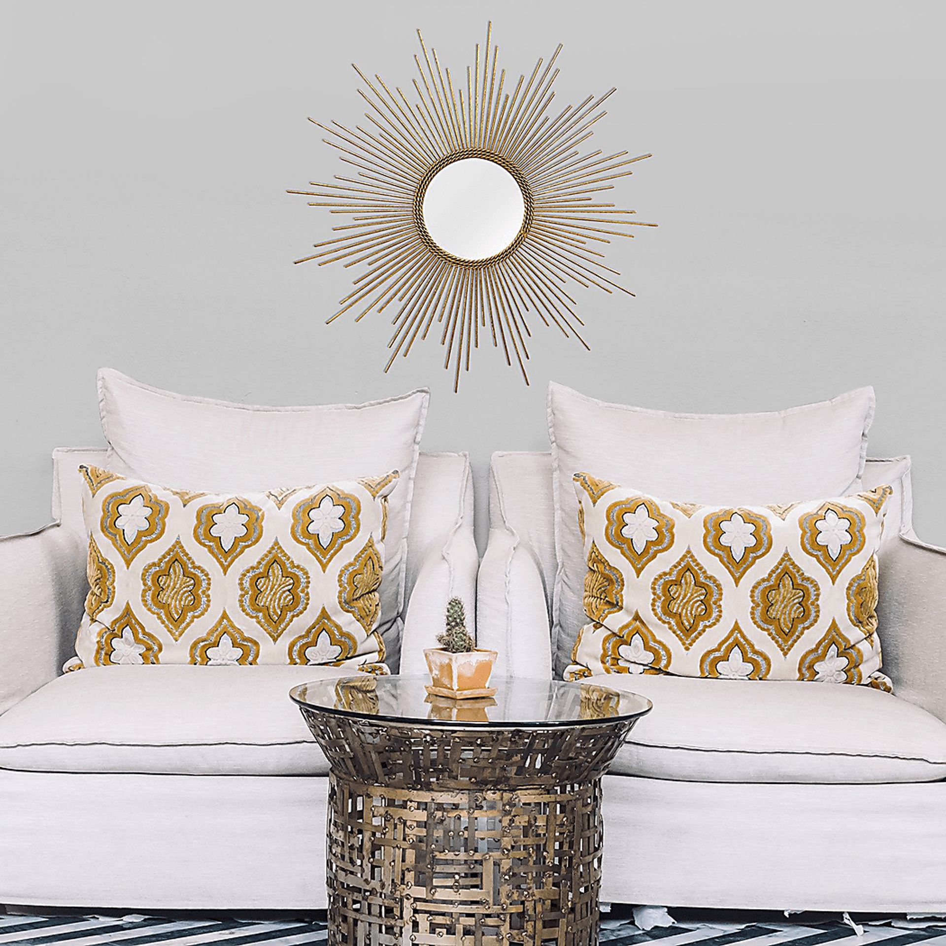 Maidali Gold Mirror - Image 2