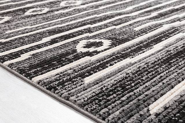 Maidbo Black 5'7 x 7'7 Rug - Thumbnail - Image 6