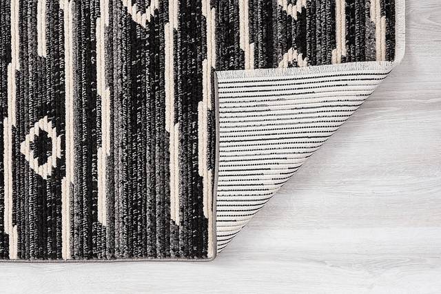 Maidbo Black 7'10 x 10'1 Rug - Thumbnail - Image 9