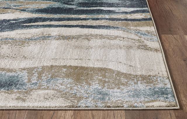 Maidrose Ivory/Blue 5'3 x 7'7 Rug - Thumbnail - Image 3