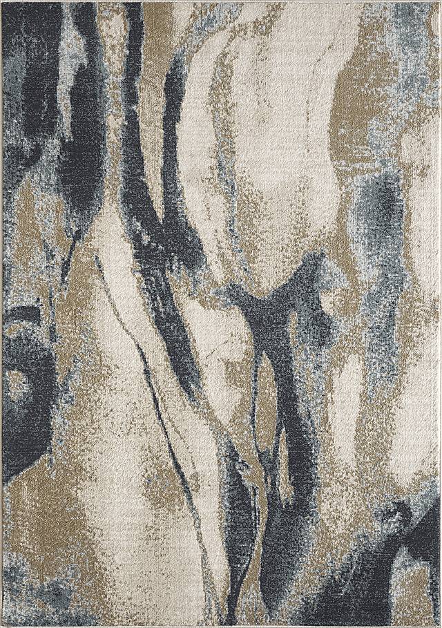 Maidrose Ivory/Blue 5'3 x 7'7 Rug - Thumbnail - Image 1