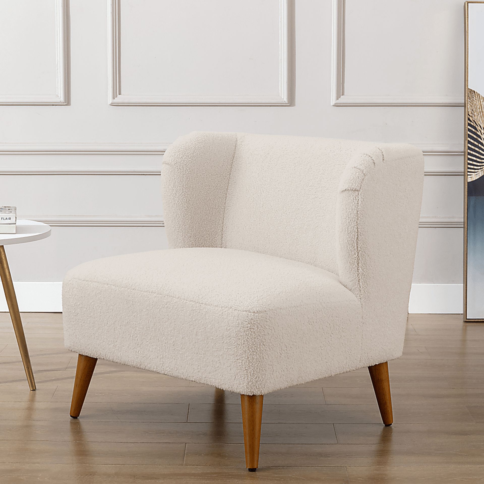 Maier White Accent Chair - Image 14