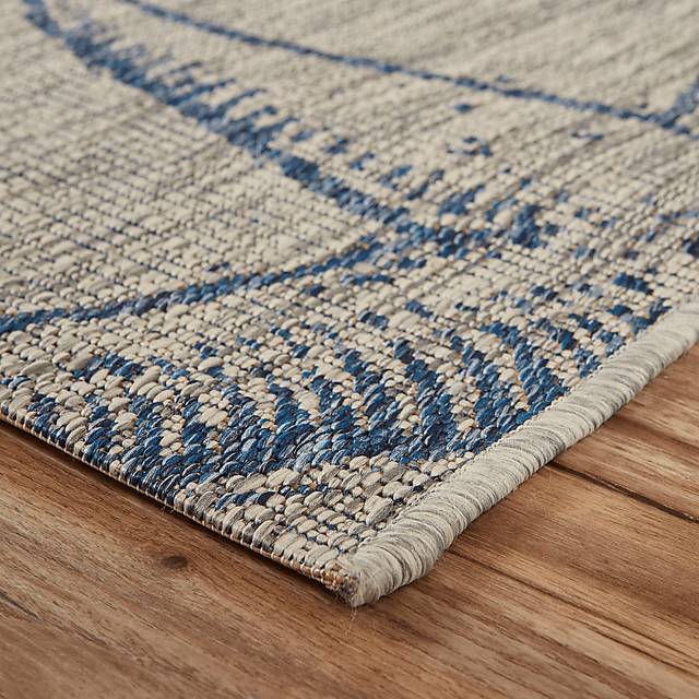Maike Gray 7'9 x 9'5 Indoor/Outdoor Rug - Thumbnail - Image 2