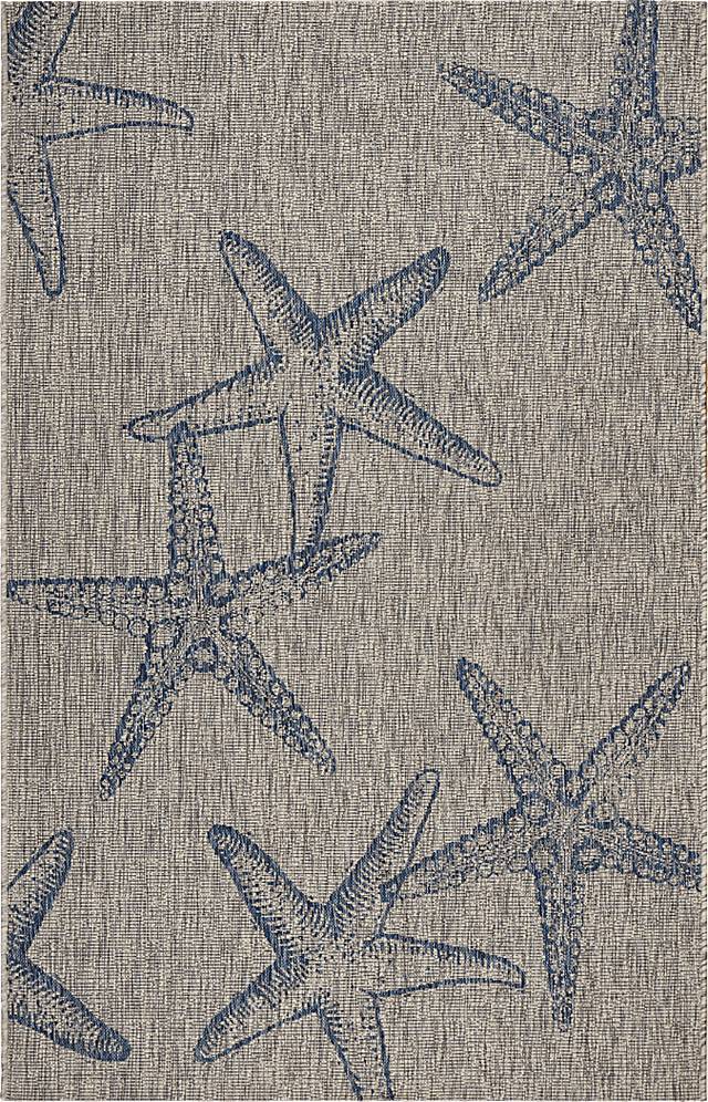 Maike Gray 7'9 x 9'5 Indoor/Outdoor Rug - Thumbnail - Image 1