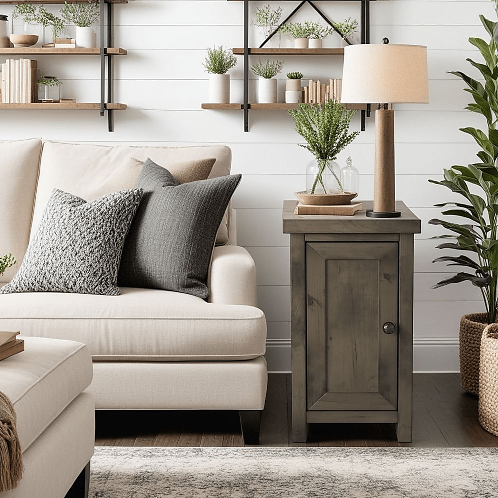 Maikle Brown Chairside Table - Image 2