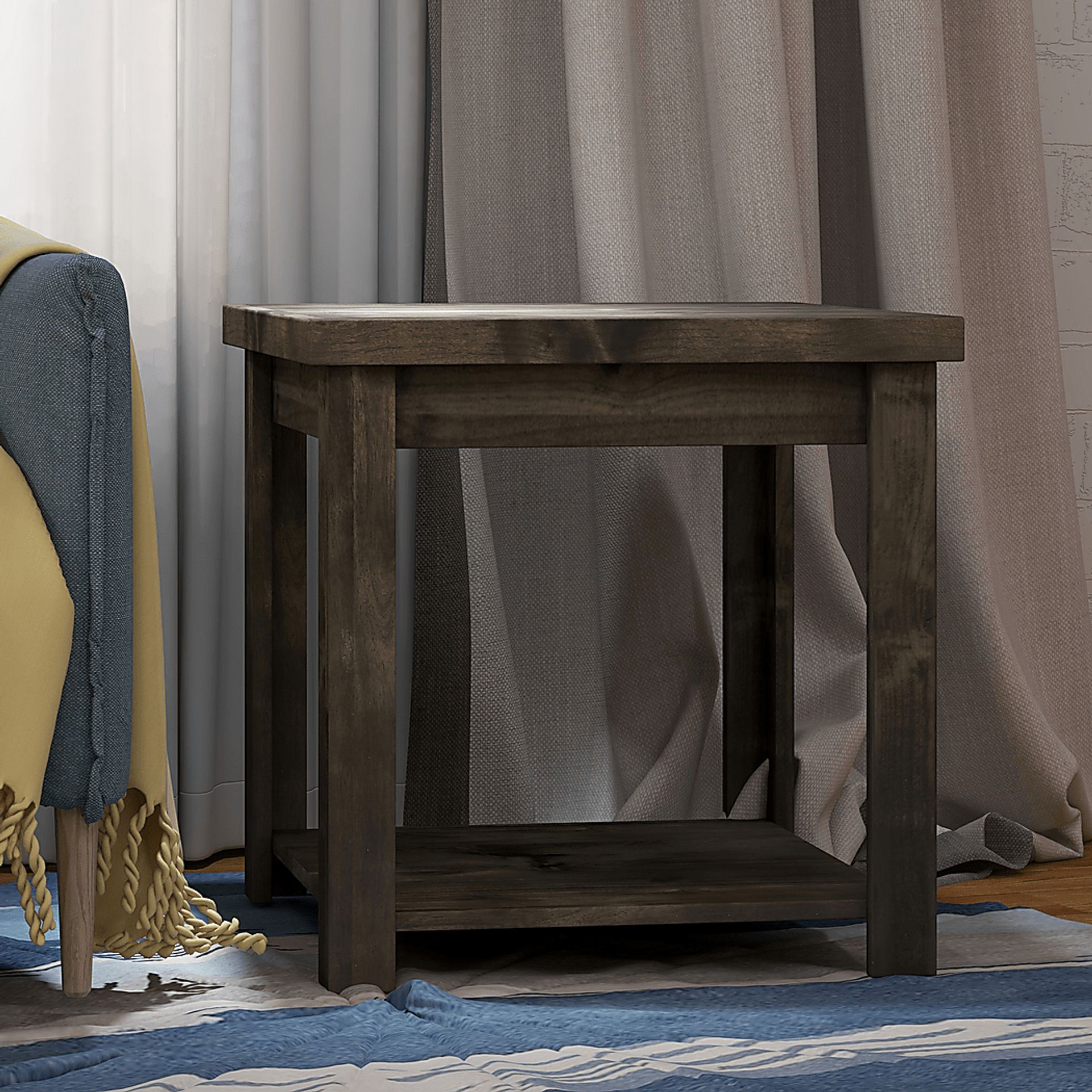 Maikle Brown End Table - Image 2