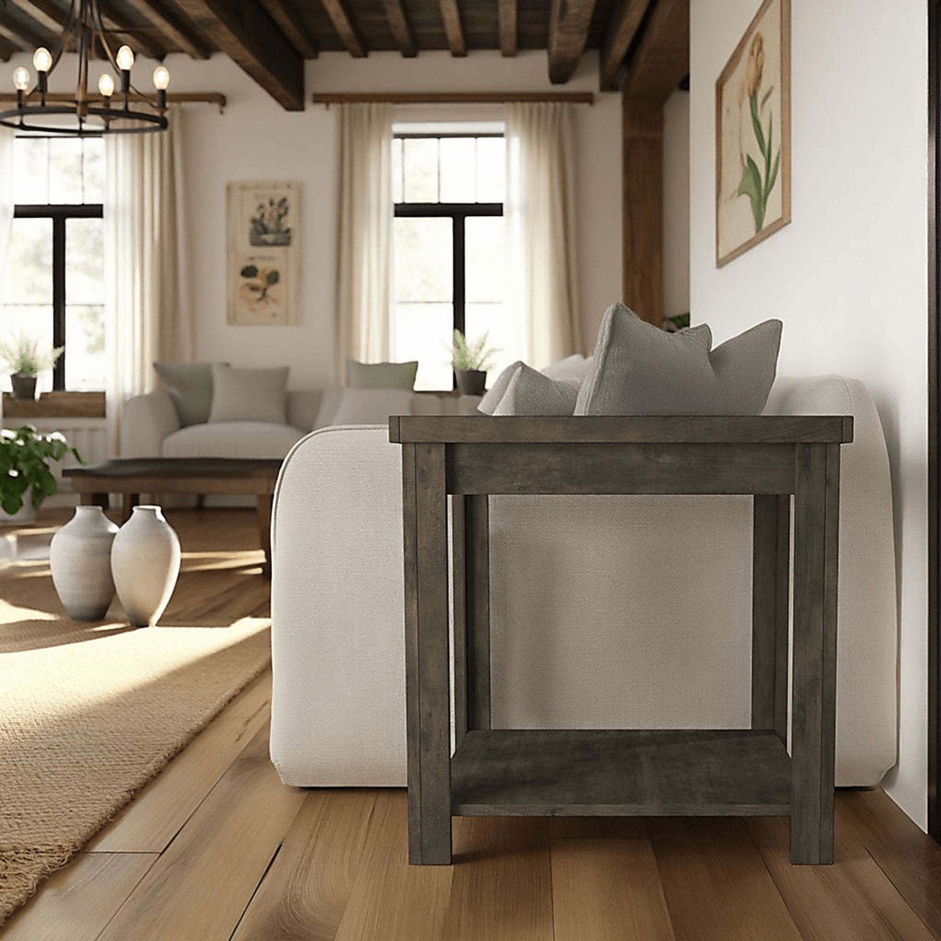 Maikle Brown End Table - Image 5