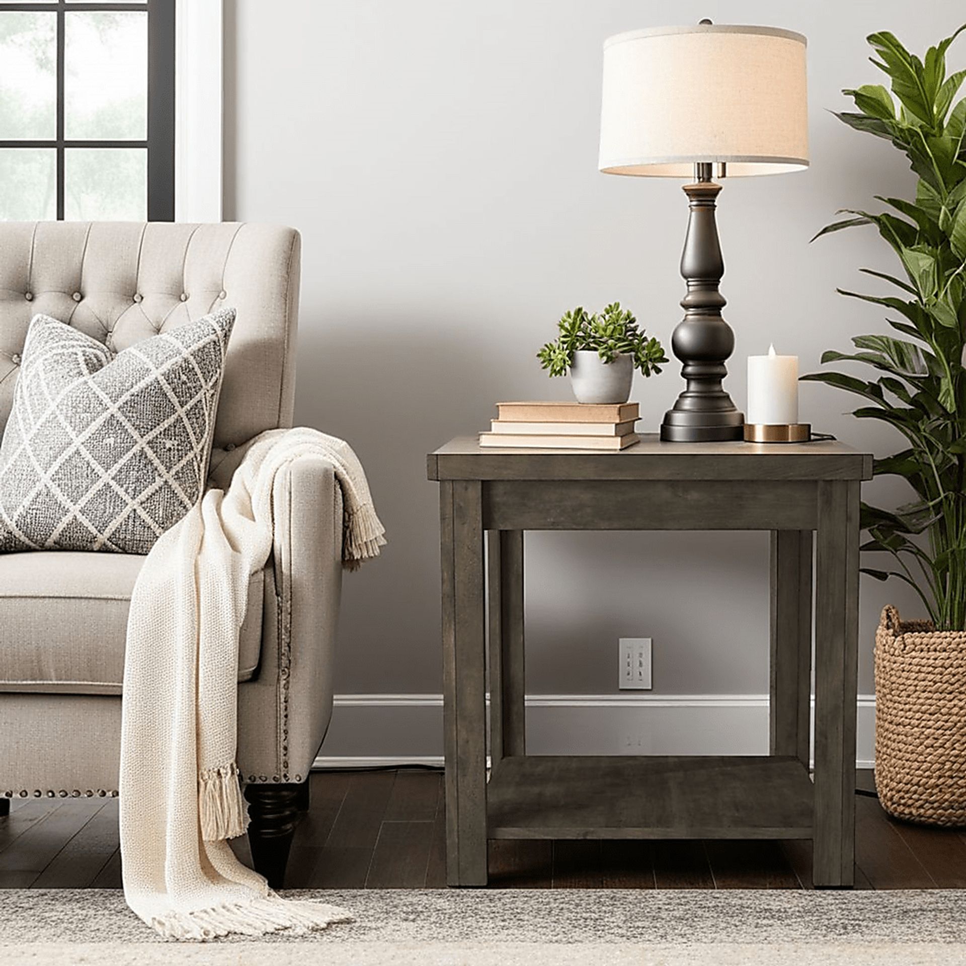 Maikle Brown End Table - Image 6