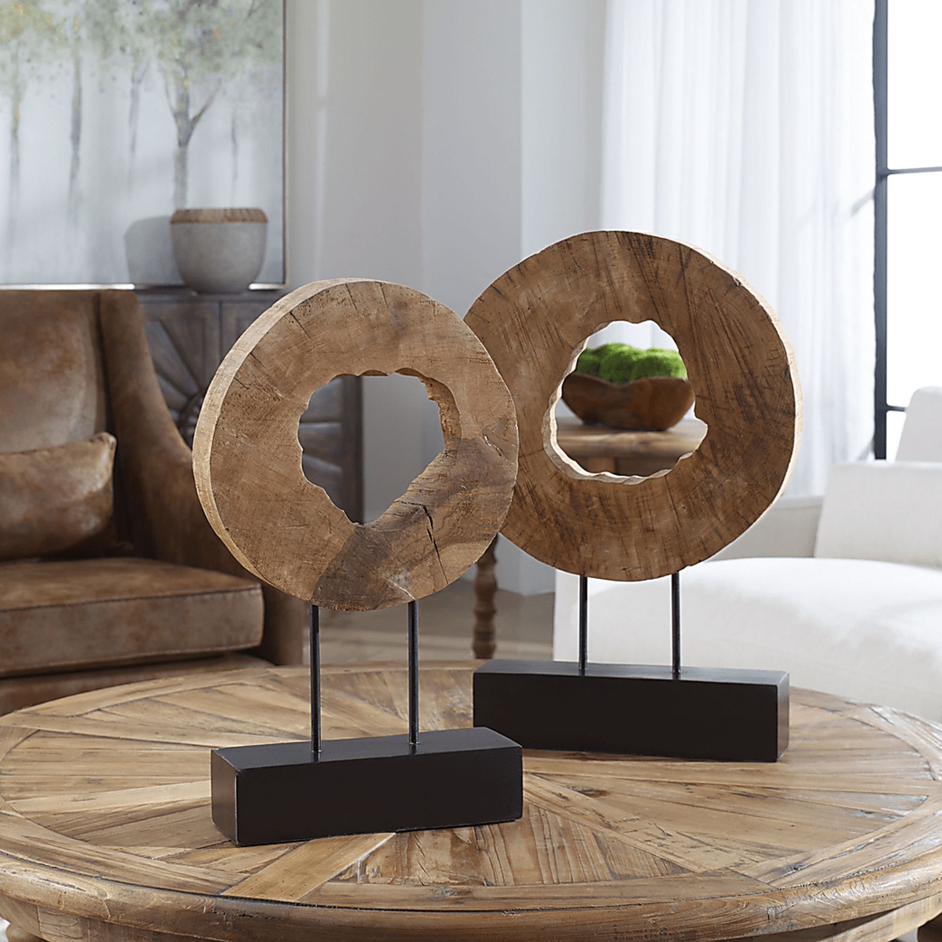Mailbar Black Sculpture, Set of 2 - Image 3