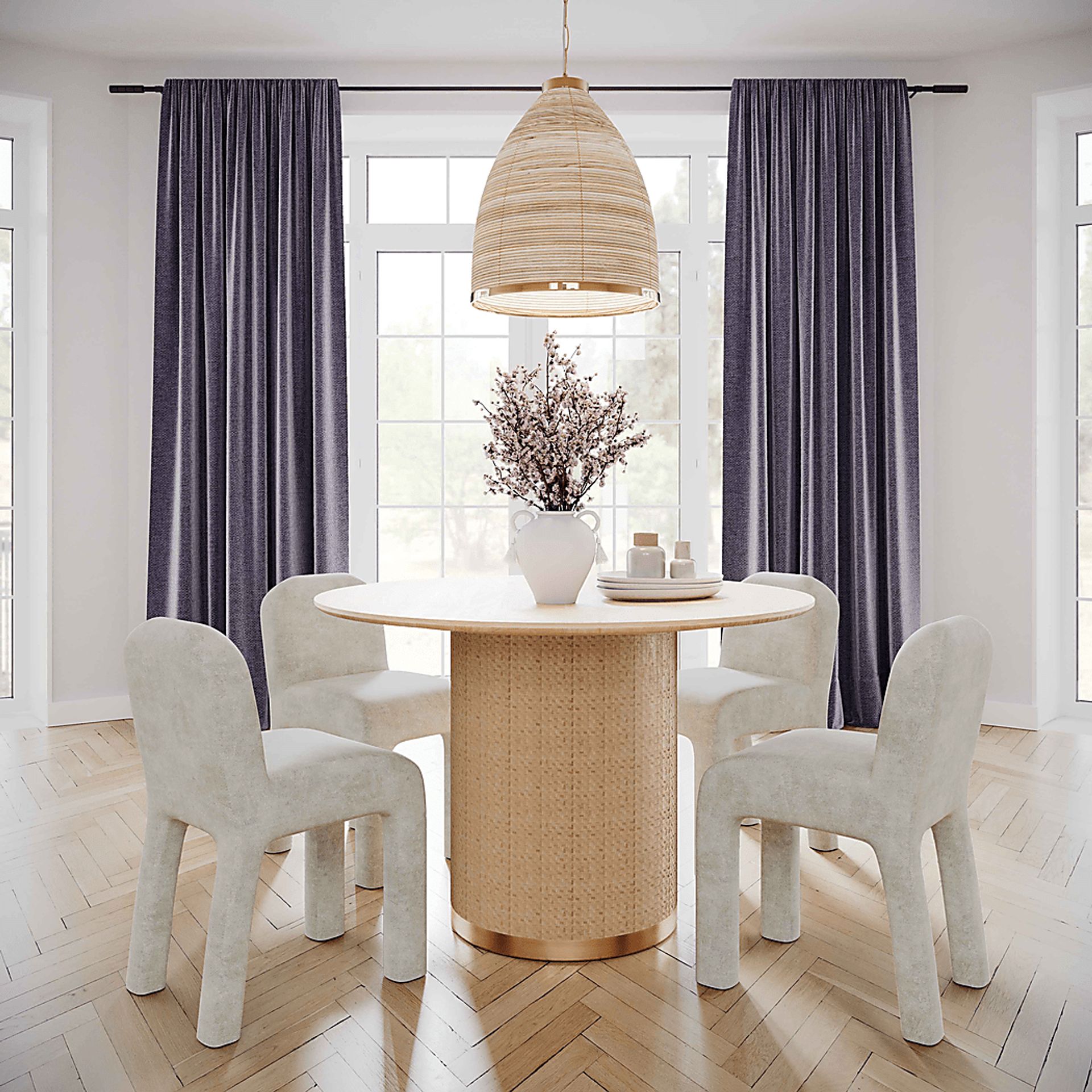 Mainmast Light Gray Side Chair - Image 2