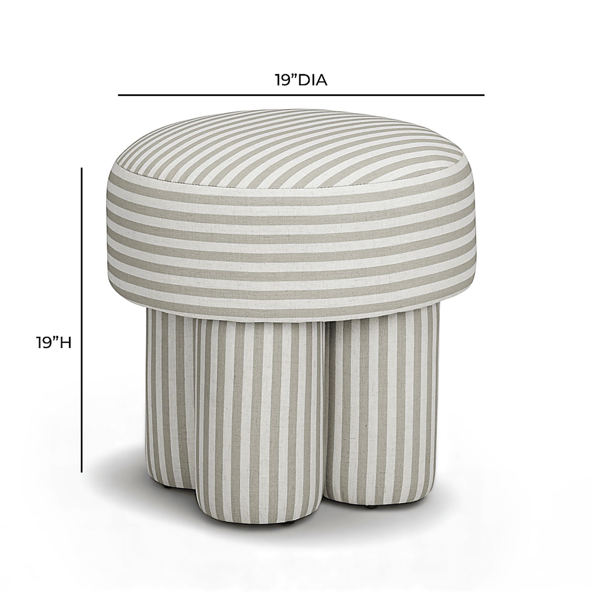 Maion Linen Stool - Image 6