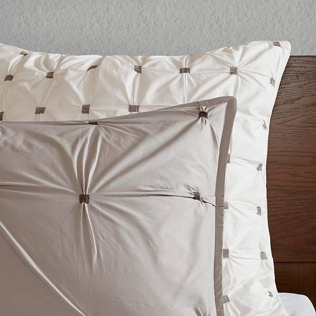 Mairen Gray 3 Pc Queen Duvet Cover Set - Thumbnail - Image 4