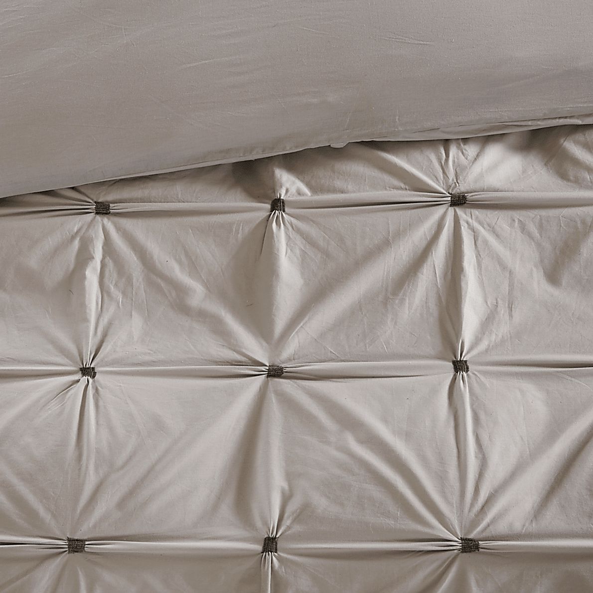 Mairen Gray 3 Pc Queen Duvet Cover Set