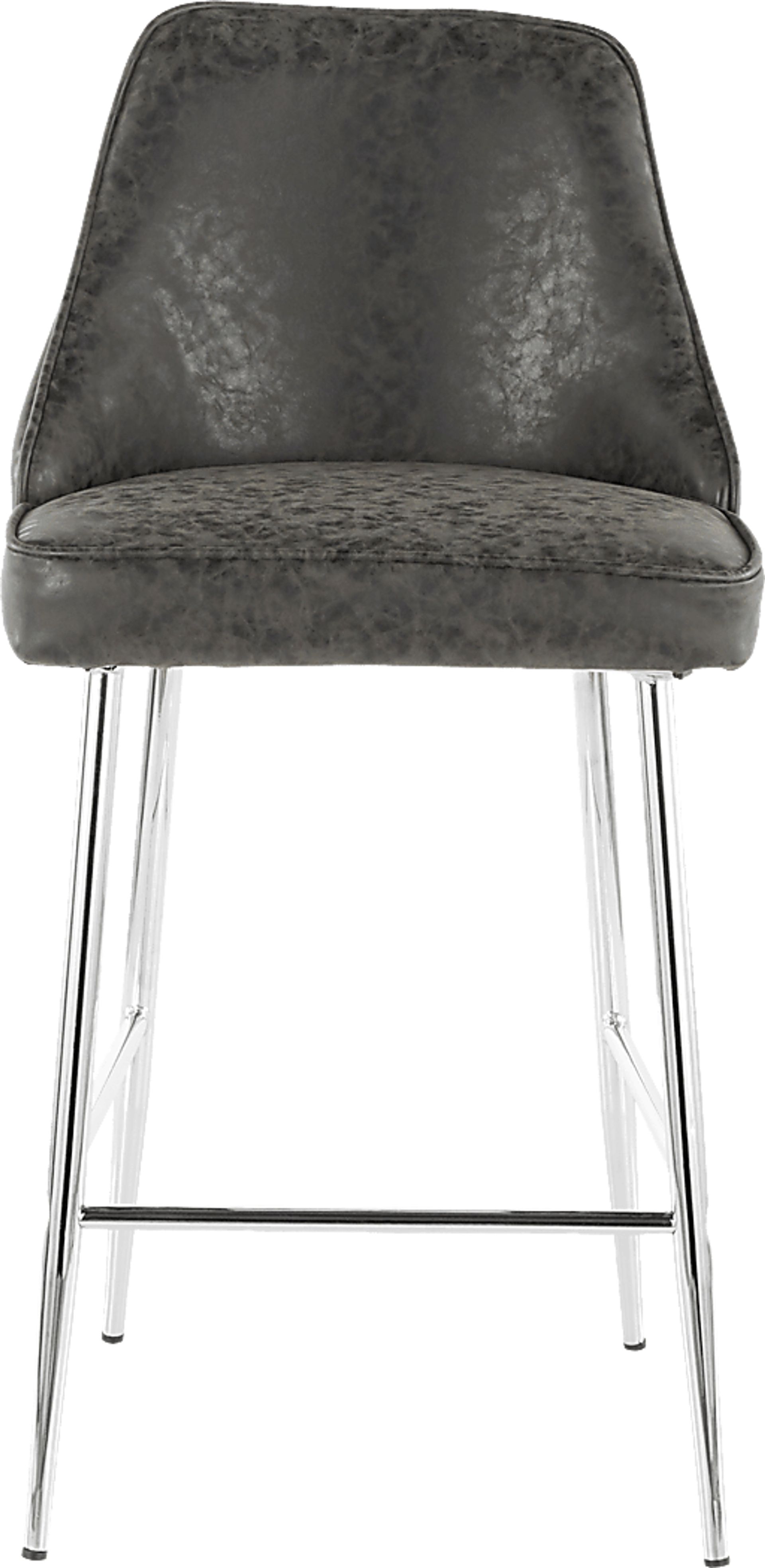 Mairie Black Counter Height Stool, Set of 2 - Image 3