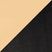 Mairie Black Plush Gold Metal Counter Height Stool, Set of 2