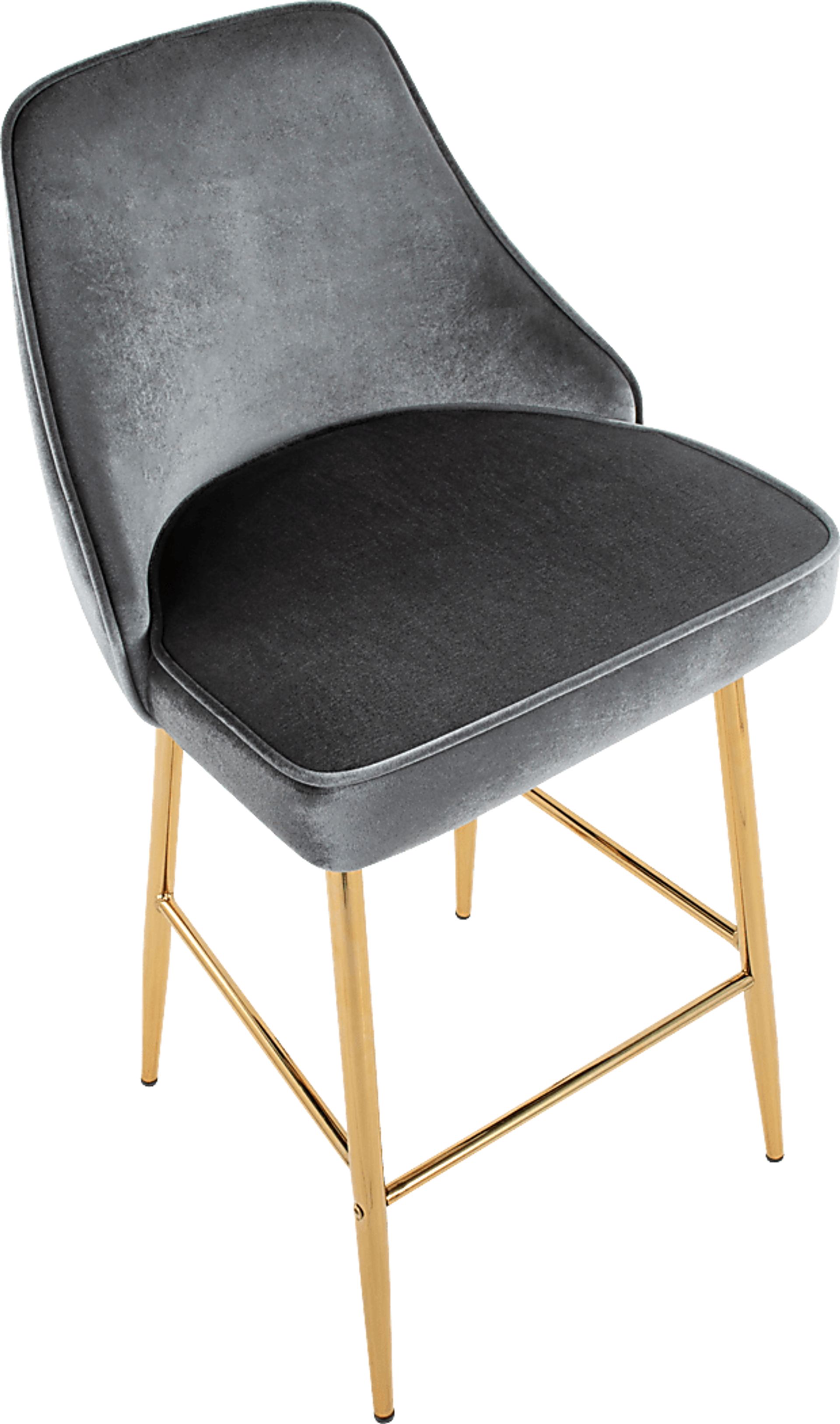 Mairie Blue Counter Height Stool, Set of 2 - Image 7