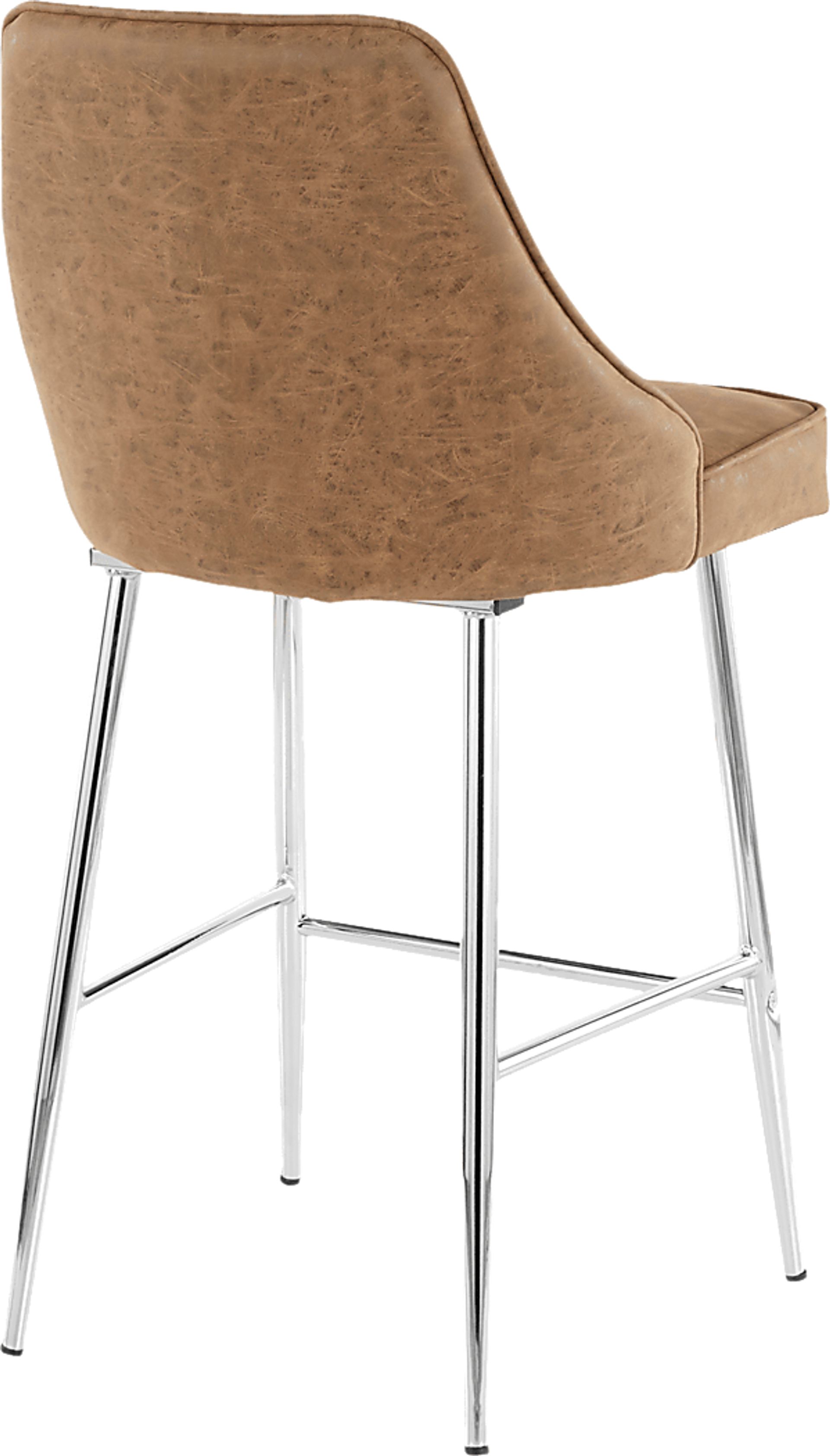 Mairie Brown Counter Height Stool, Set of 2 - Image 2