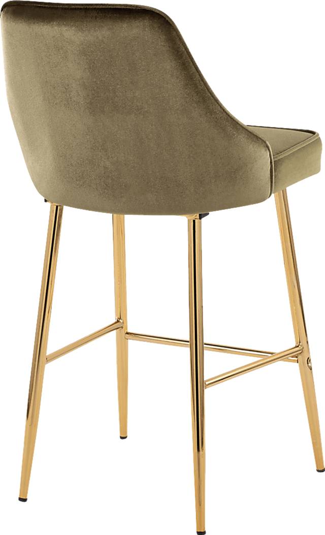 Mairie II Green Counter Height Stool, Set of 2 - Thumbnail - Image 4