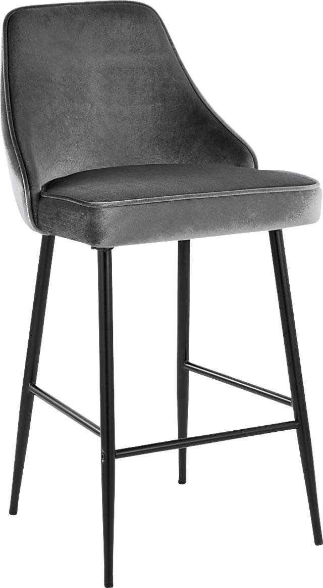 Mairie III Blue Counter Height Stool, Set of 2 - Thumbnail - Image 3