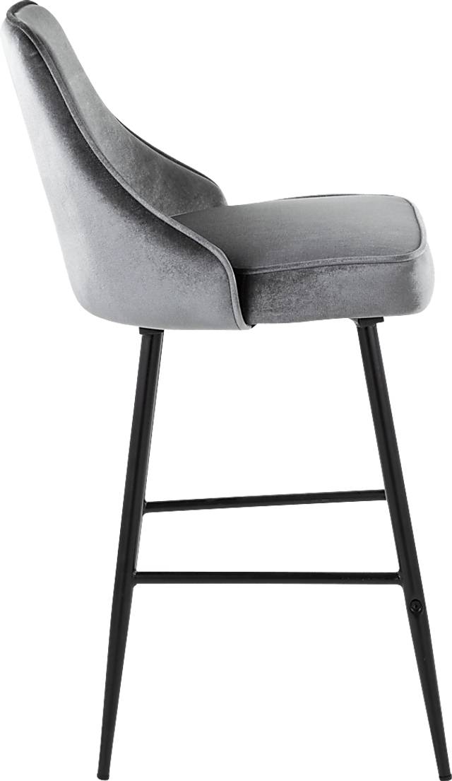 Mairie III Blue Counter Height Stool, Set of 2 - Thumbnail - Image 4