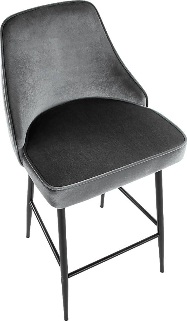 Mairie III Blue Counter Height Stool, Set of 2 - Thumbnail - Image 8