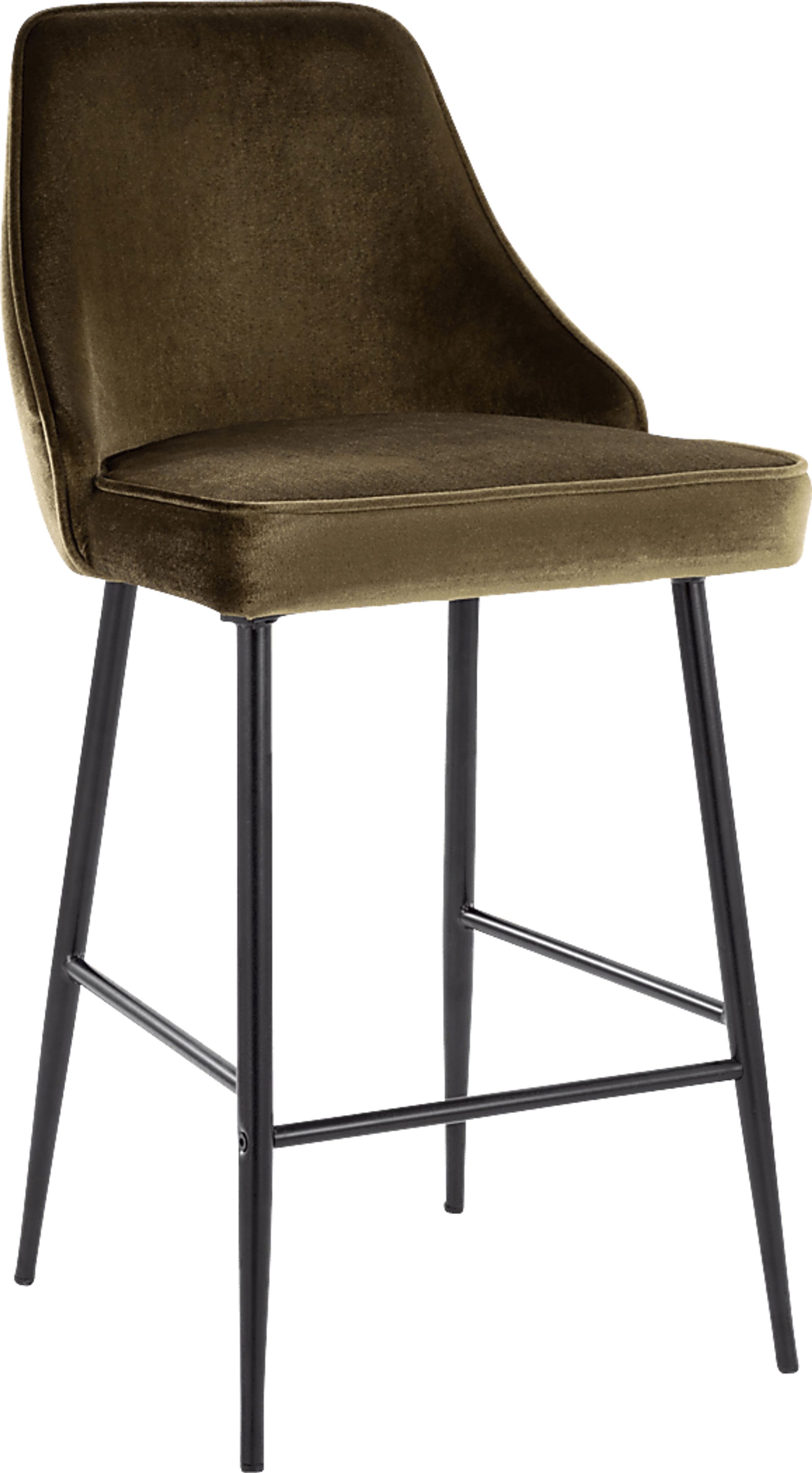Mairie III Green Counter Height Stool, Set of 2 - Image 3