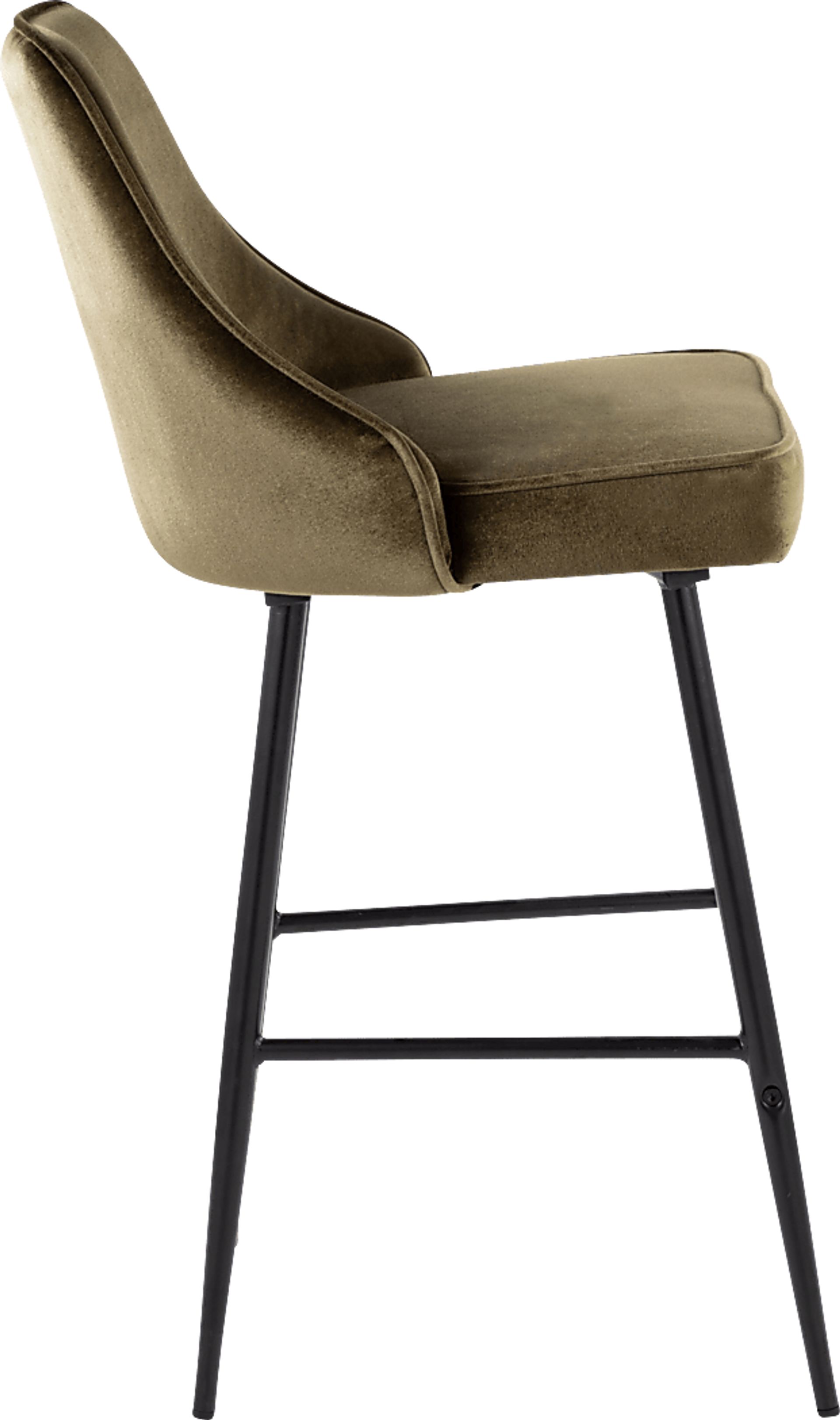 Mairie III Green Counter Height Stool, Set of 2 - Image 4