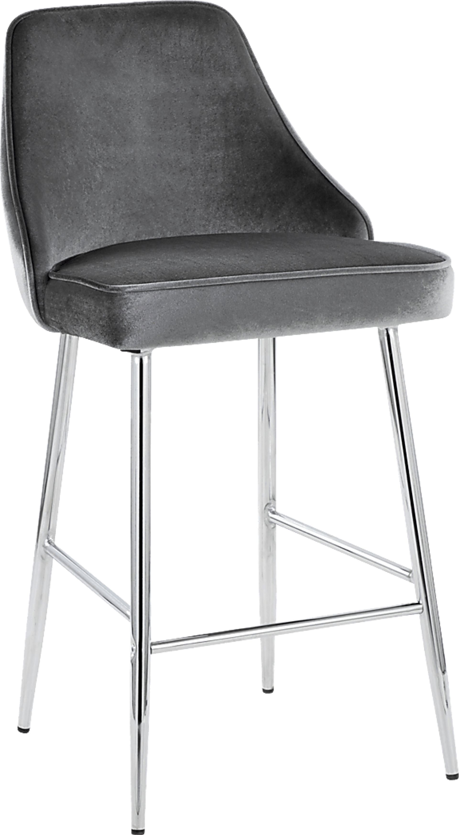 Mairie IV Blue Counter Height Stool, Set of 2 - Image 3