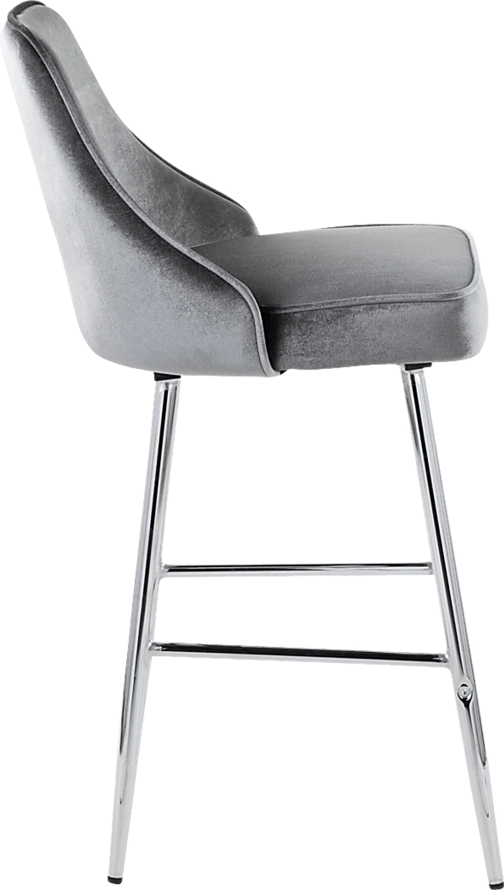 Mairie IV Blue Counter Height Stool, Set of 2 - Image 4