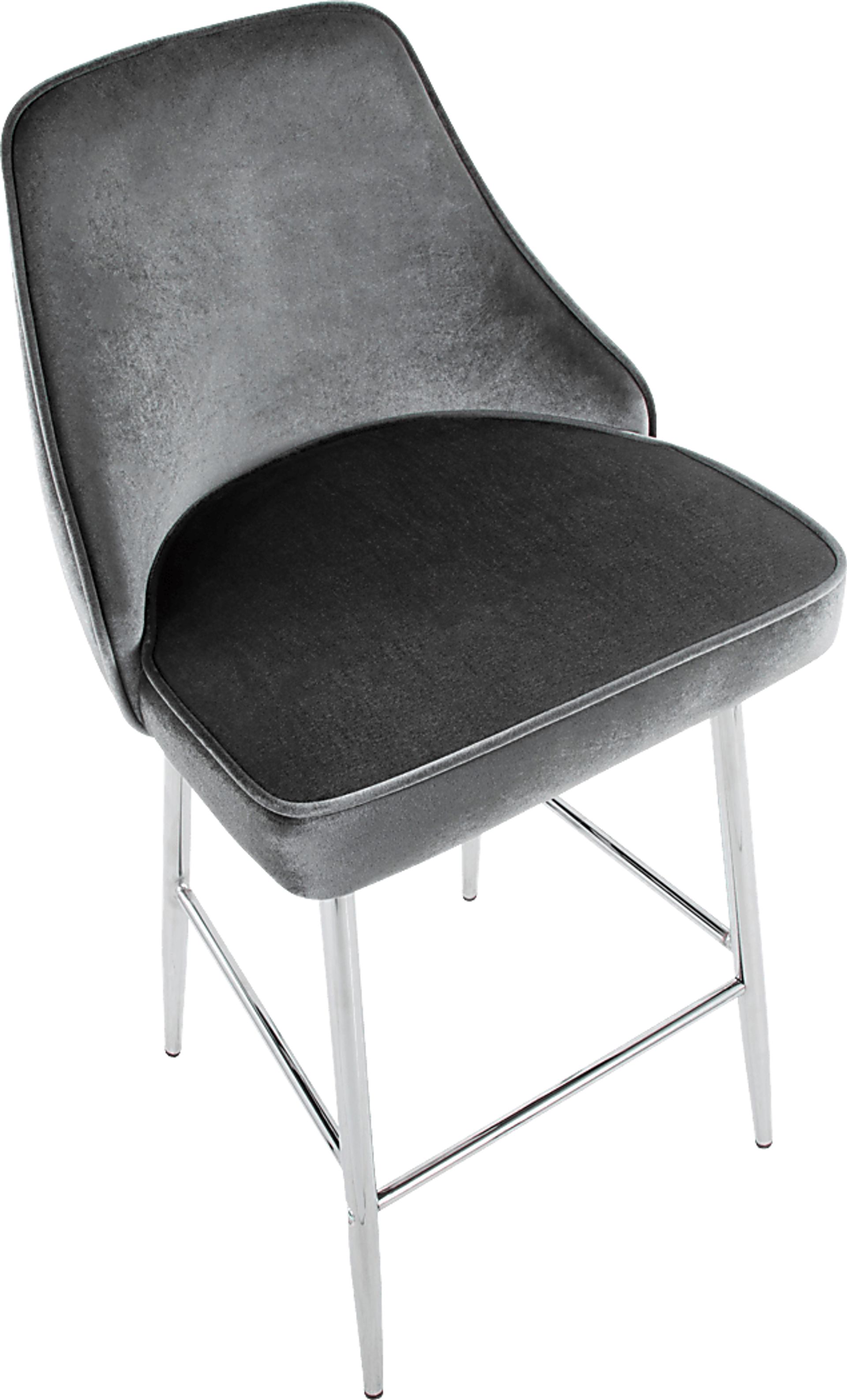 Mairie IV Blue Counter Height Stool, Set of 2 - Image 8