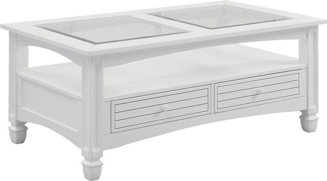 Maisie White Cocktail Table - Thumbnail - Image 1