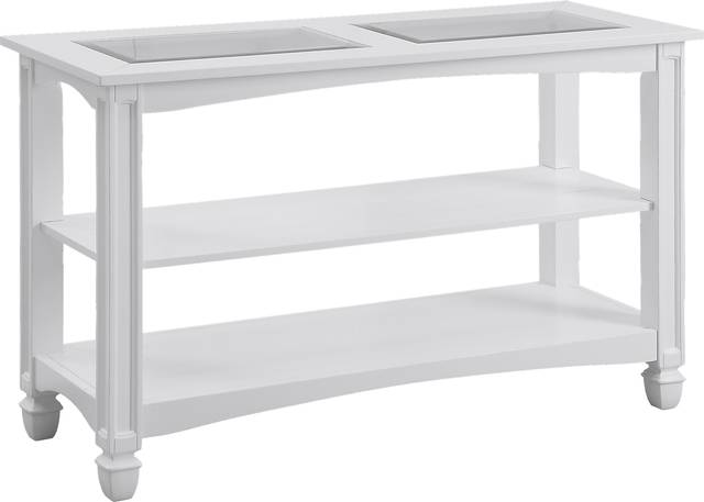 Maisie White Sofa Table - Thumbnail - Image 1