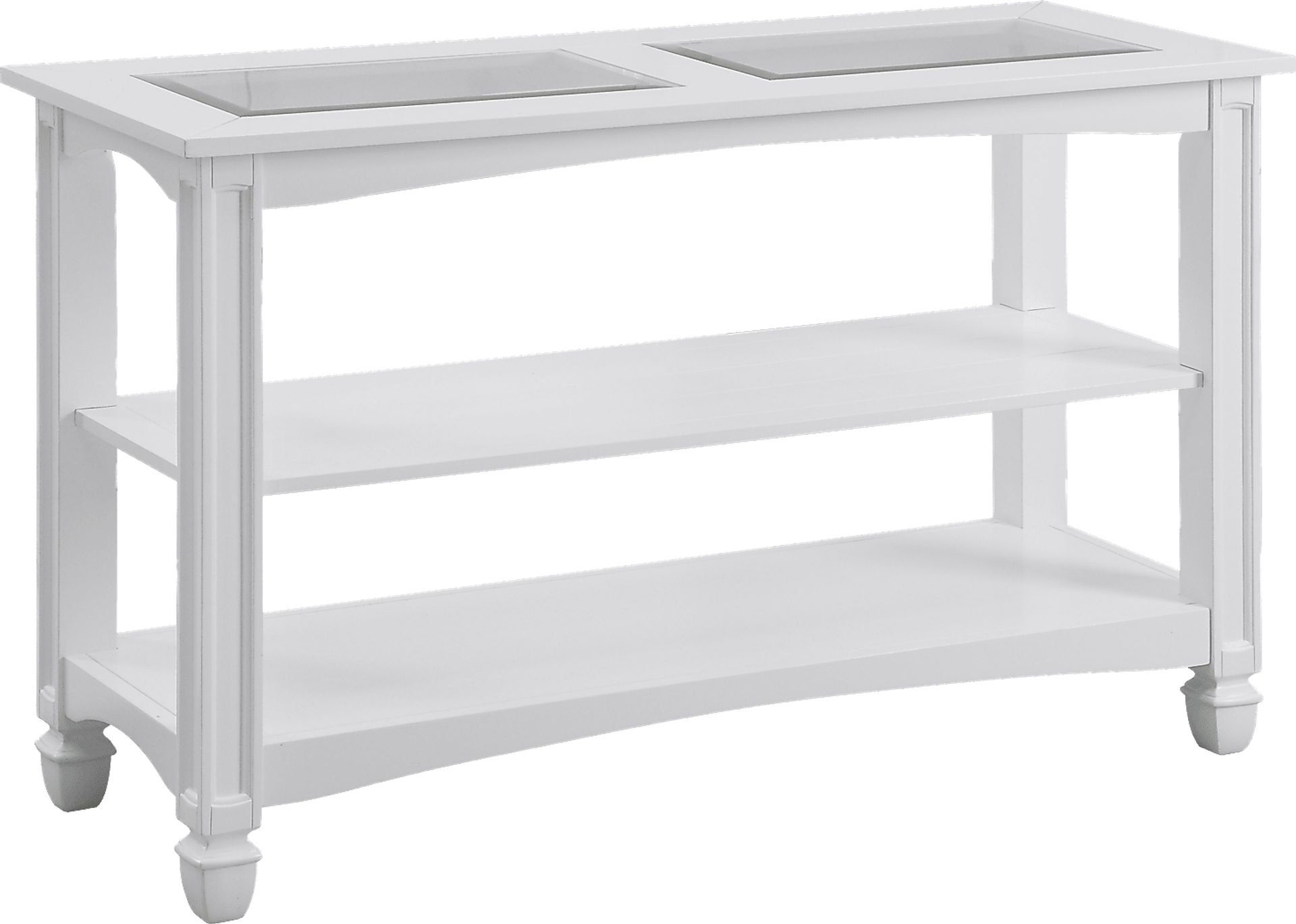 Maisie White Sofa Table - Image 1