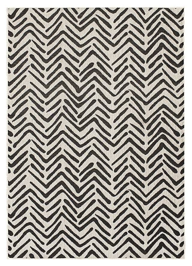 Maisy White 6' x 9' Indoor/Outdoor Rug - Thumbnail - Image 1