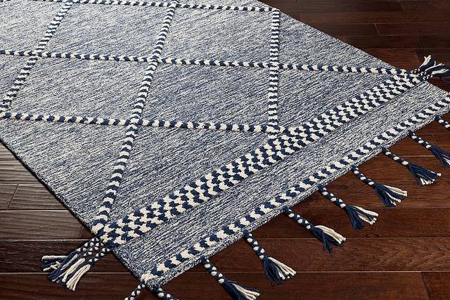 Maisyn Navy 5' x 7'6 Rug - Thumbnail - Image 3